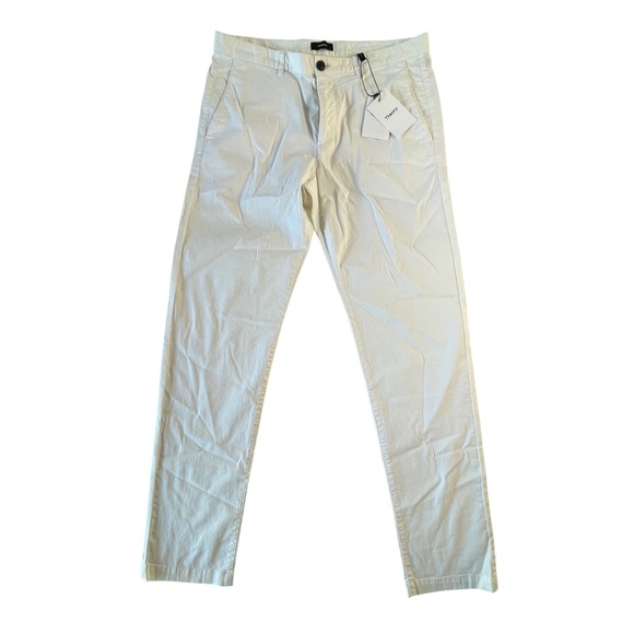 Theory Pants - Theory Zaine Pants Slim Fit Chino Trousers White Womens Size 33 NEW
NWT